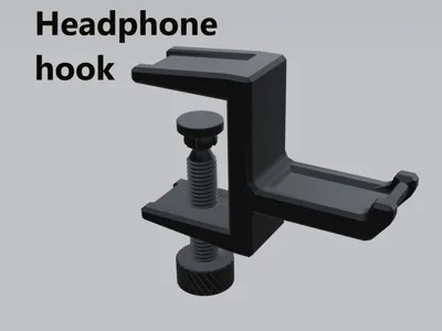 Headphone hook