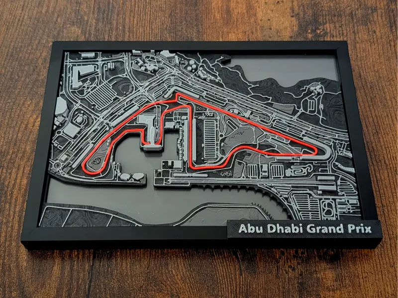 Yas Marina Circuit 3D Miniature