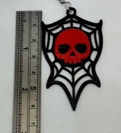 Web & Skull Earrings view 4