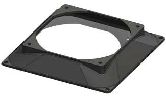 160mm to 120mm fan intake duct