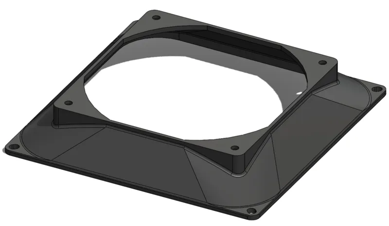 160mm to 120mm fan intake duct