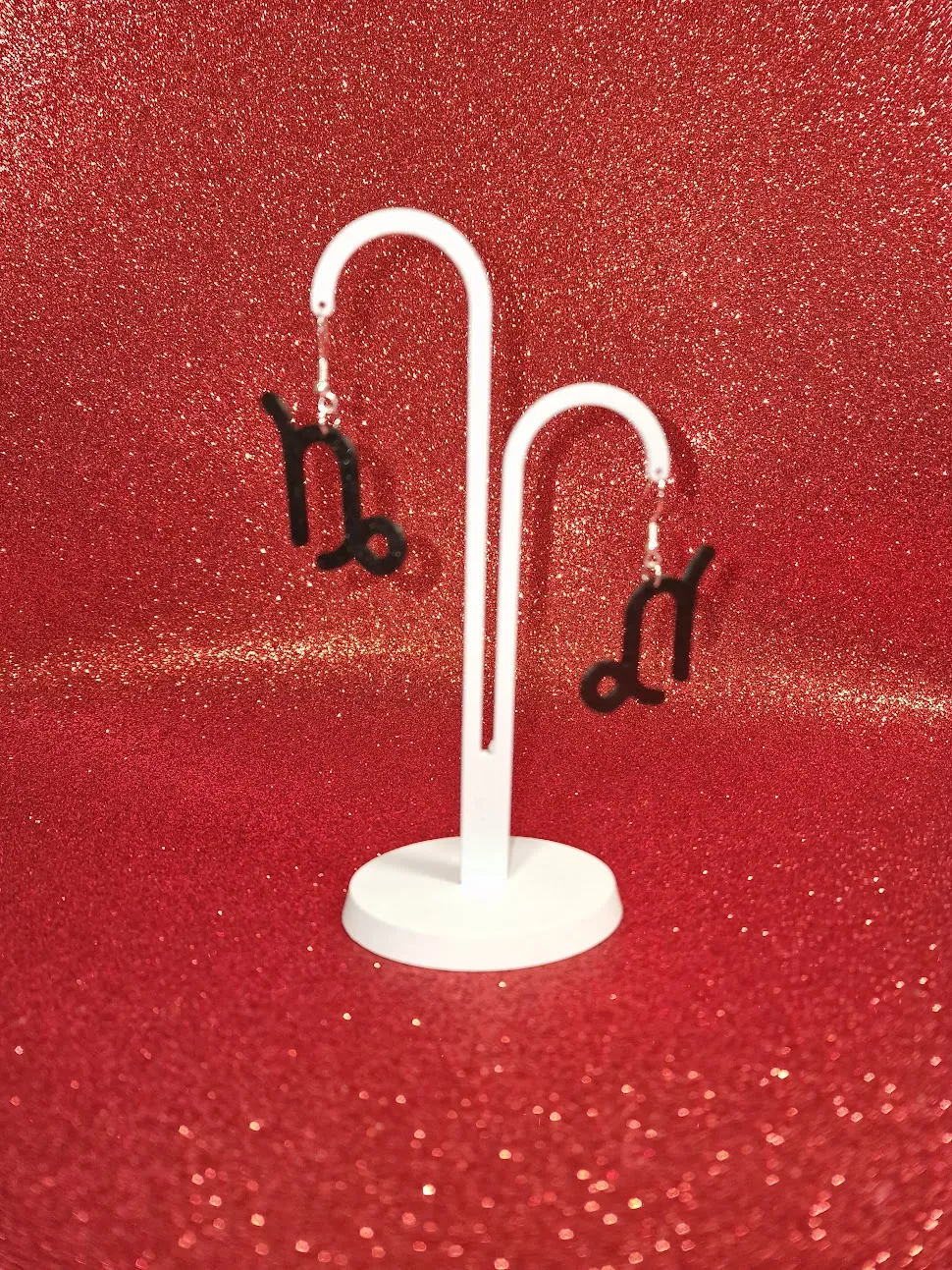 Capricorn earrings view 3
