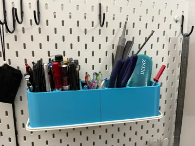 Organizer for IKEA SKADIS display shelf