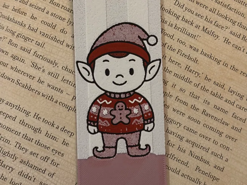 Christmas Elf Bookmark