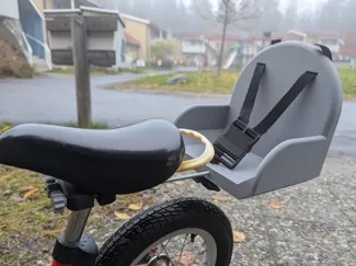 Bike seat for dolls