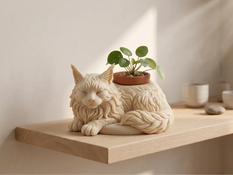 Mainecoon Planter