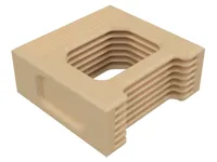 Retro 3.5" Floppy Disk Storage Rack (6 Slots / No Glue)