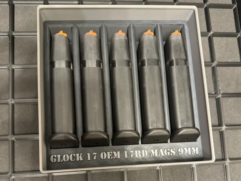 GRIDFINITY Glock 17 Magazine Bin (5 Mags) G17 OEM 