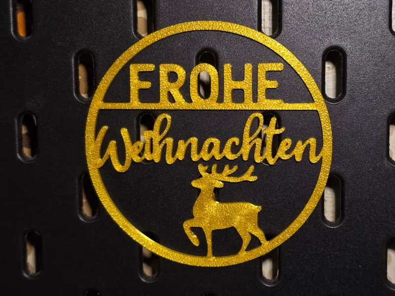 Weihnachts Rentier Ornament für IKEA Skadis