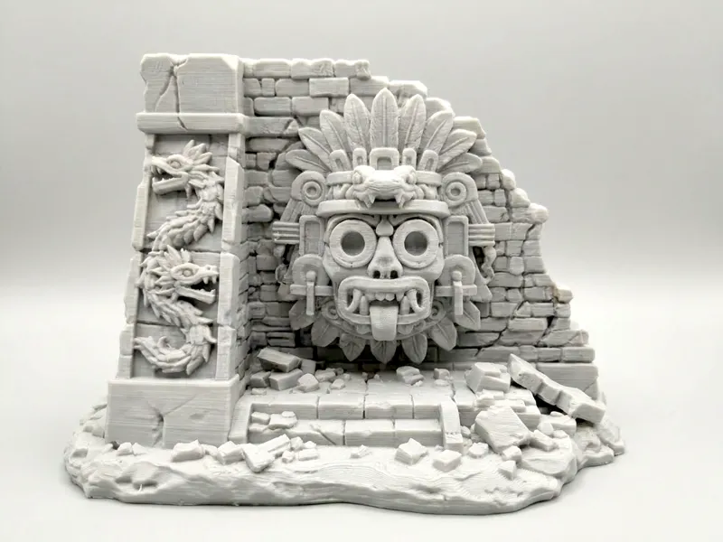 Azteca Ruins Tlaloc Mask