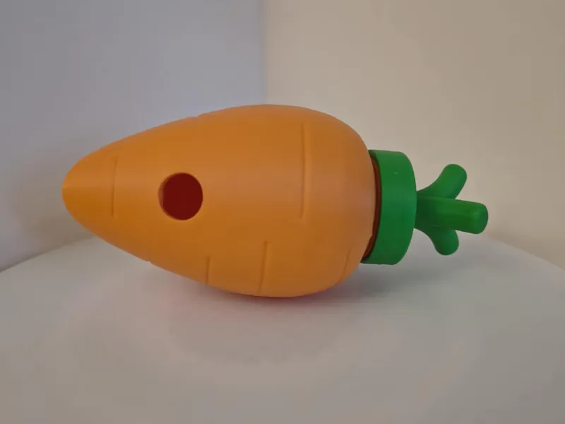 Carrot Treat Toy for Rabbits & Small Pets