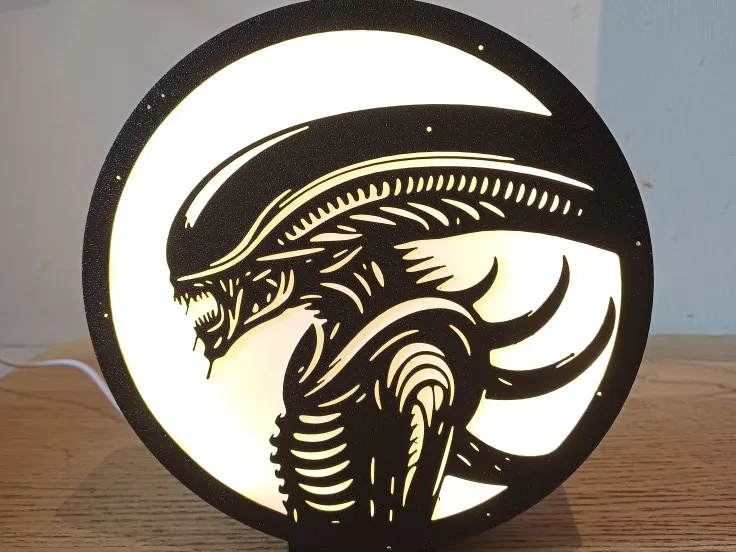 Xenomorph Aliens Lightbox WITHOUT AMS