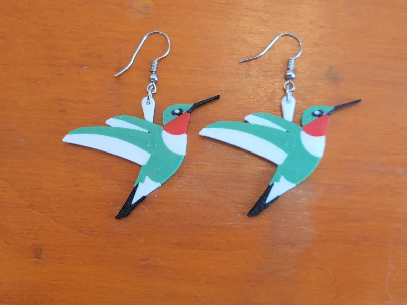 Hummingbird Earring