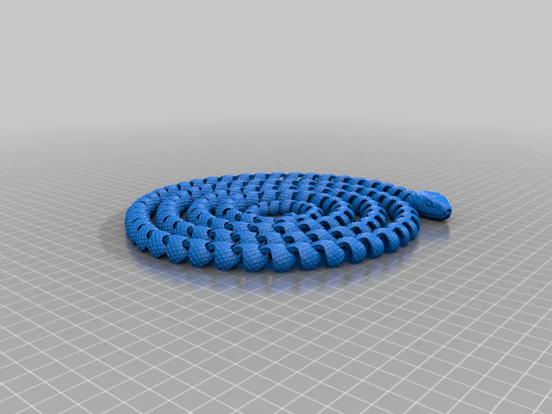 Extra-long Snake with Scales view 2