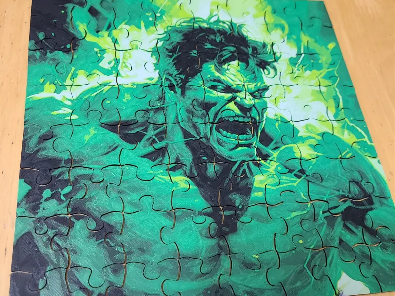 The Hulk - Gamma Overload - 64 Piece Puzzle