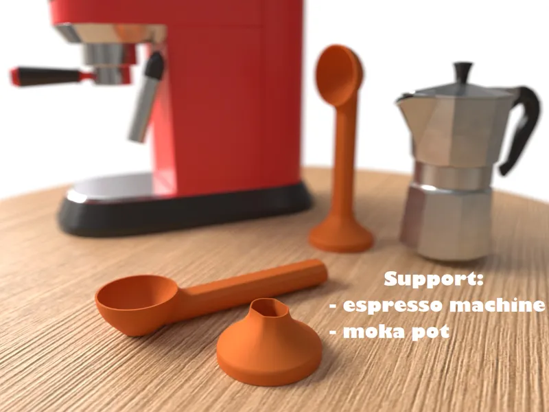 Universal Tamper - Spoon (10g coffee)