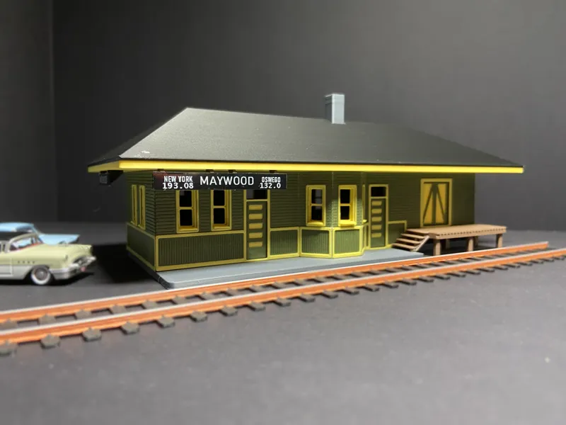 Maywood Railroad Depot, HO Scale