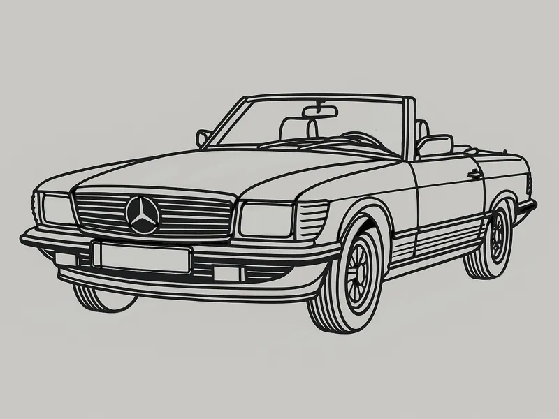 Mercedes Benz R 107