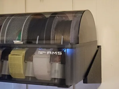 Low profile AMS wall bracket mount