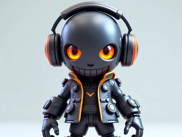 Robot cyberpunk
