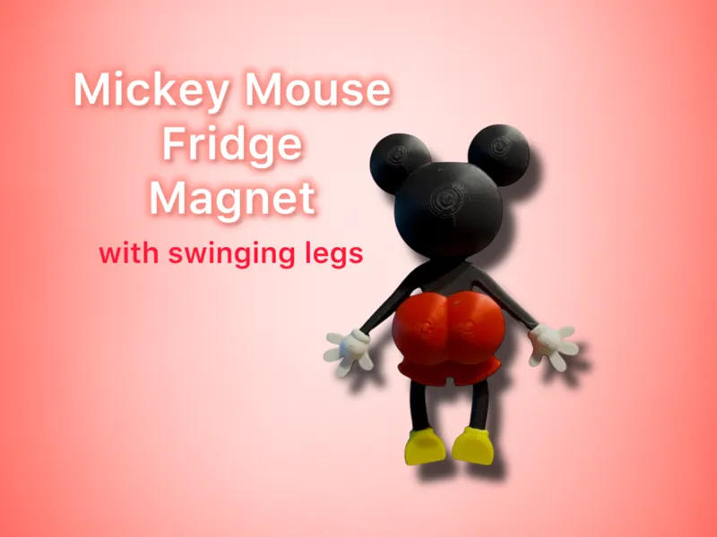 Mickey Mouse Fridge Magnet
