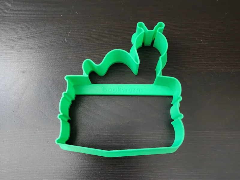 Bookworm Cookie Cutter