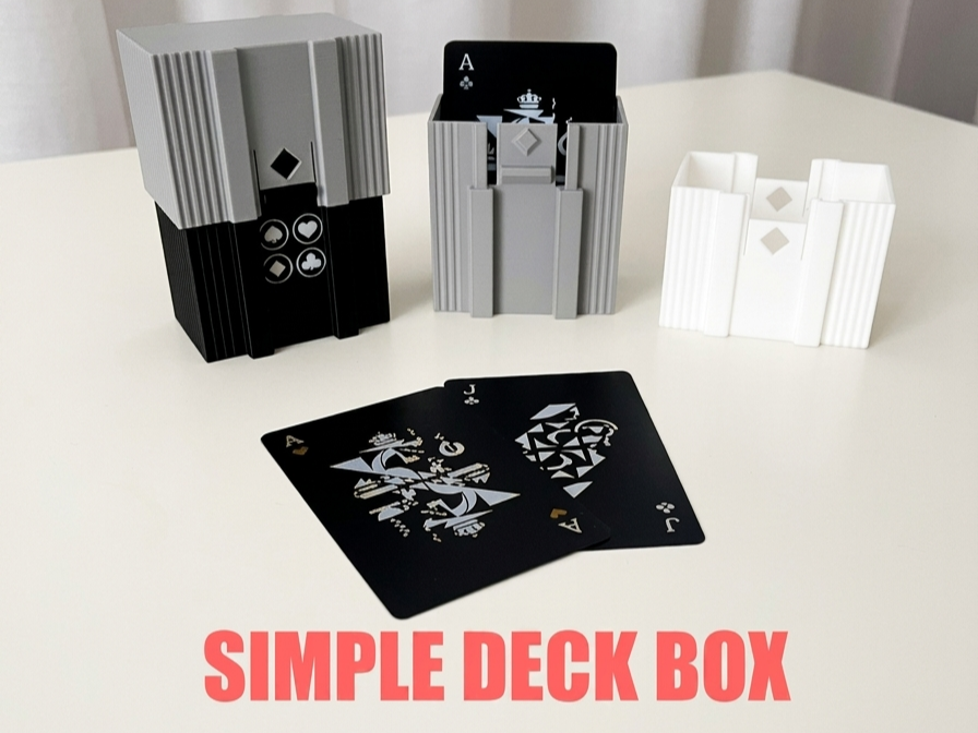 Miniatura 1 do modelo 3D Simple Deck Box Two Sizes!