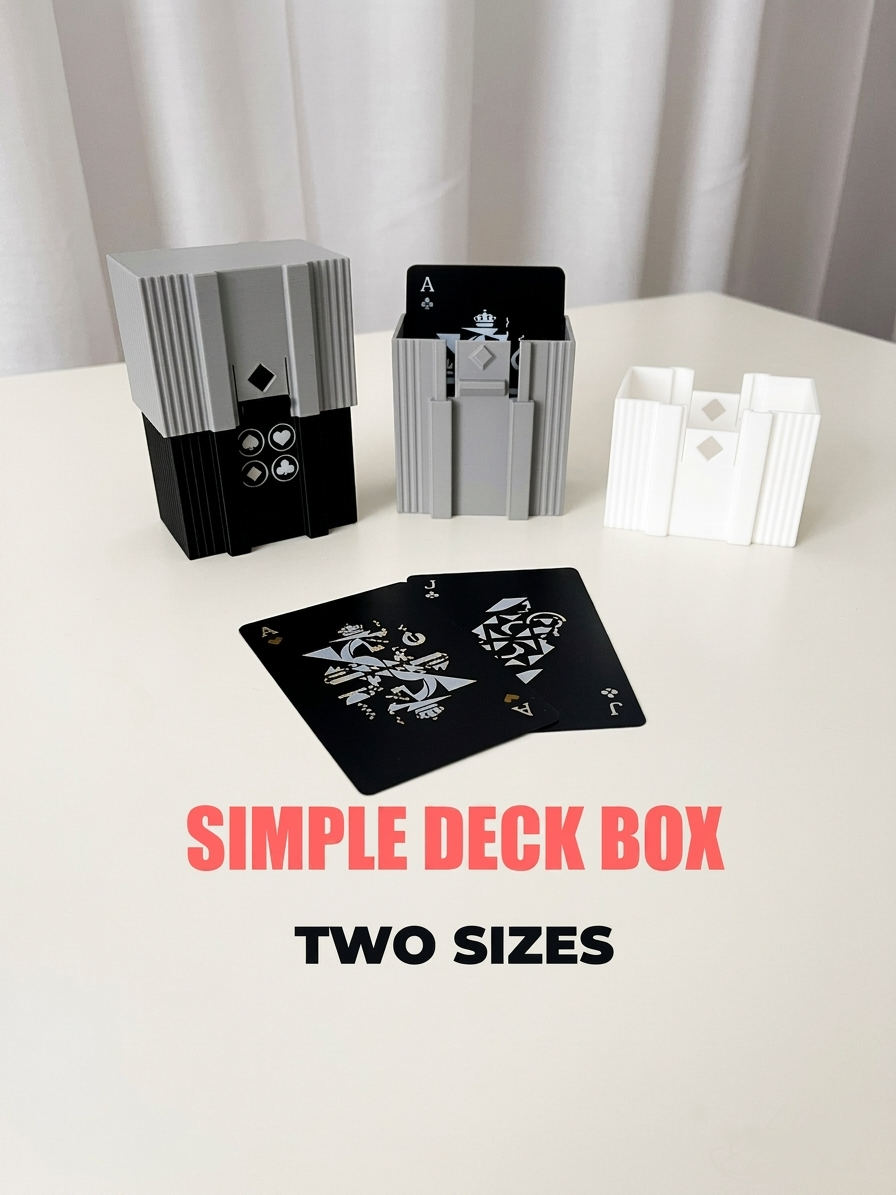 Miniatura 2 do modelo 3D Simple Deck Box Two Sizes!
