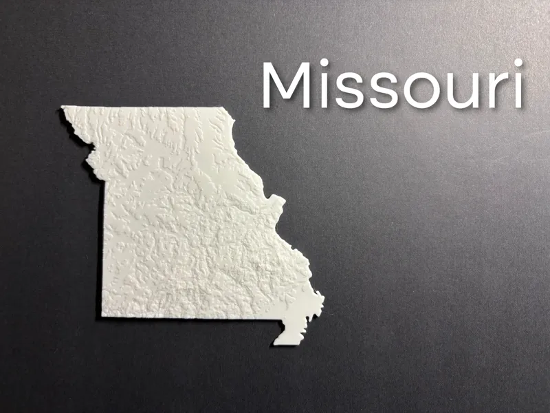 State of Missouri terrain