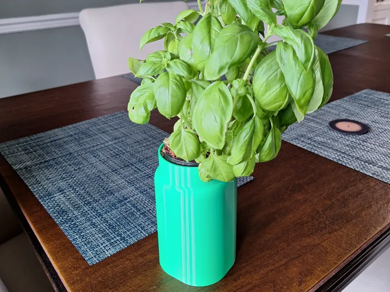 Mason jar sleeve for Kratky hydroponic growing.