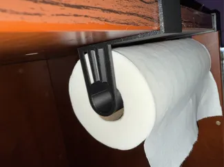 Desk Paper Towel Holder Offset (1" Shelf~25.4mm)