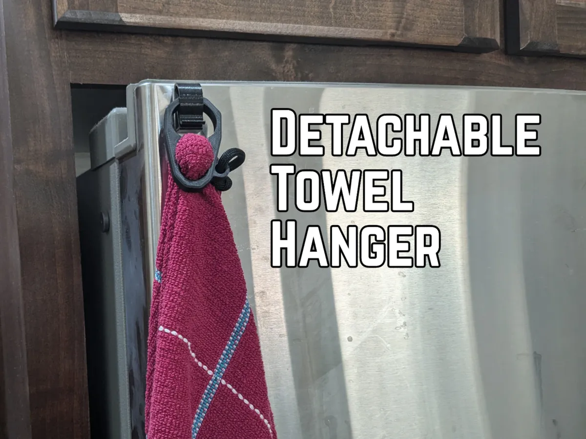 Porte-serviette détachable et sécurisé