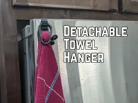 Porte-serviette détachable et sécurisé — photo 1