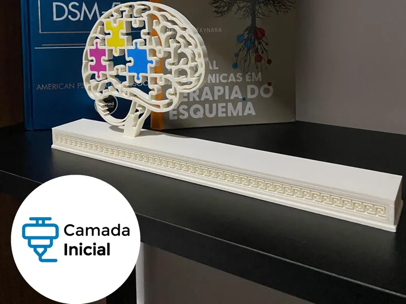 Placa Decorativa – Psicologia - Versão Simples