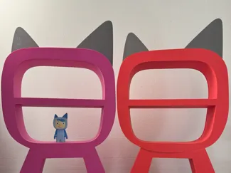 Tonies-inspired shelf