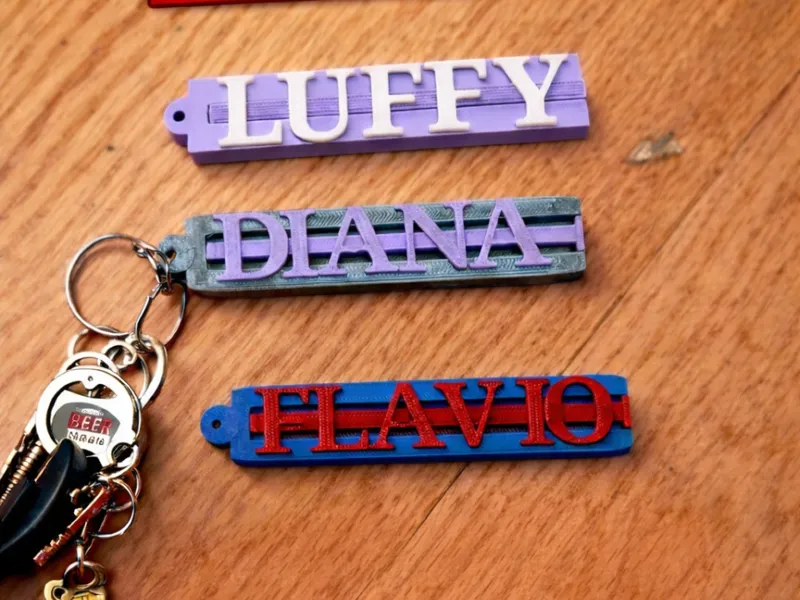 Modular Name Keychain | Custom Letters