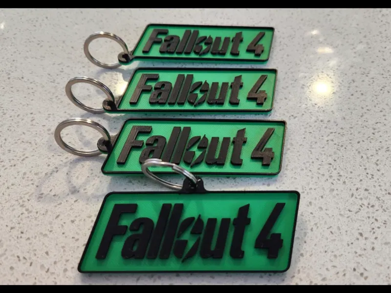 Fallout 4 Logo Keychains