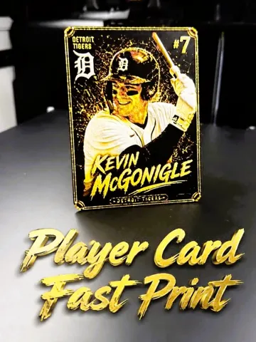 Modelo para impresión 3D: Kevin McGonigle Player Card — vista de referencia 2