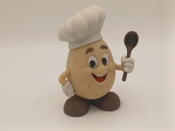 Accesorio para impresora 3D: Happy Potato - Kitchen Buddy (No AMS, multipart) — vista de referencia 3