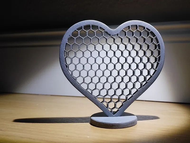 Heart Symbol Sculpture
