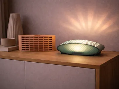 Curved Design Table Lamp – 2 Variants