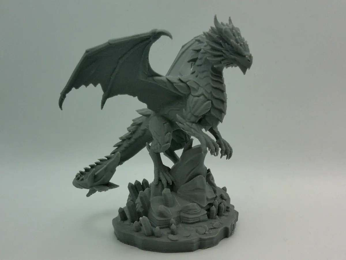 Old Crystal Dragon - Free 3D Print Model - MakerWorld