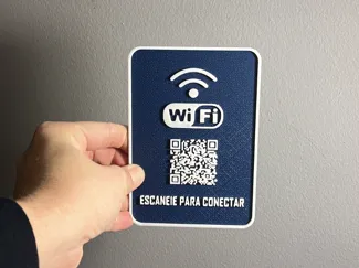 CONECTE AO WIFI COM QR CODE - EDITAVEL