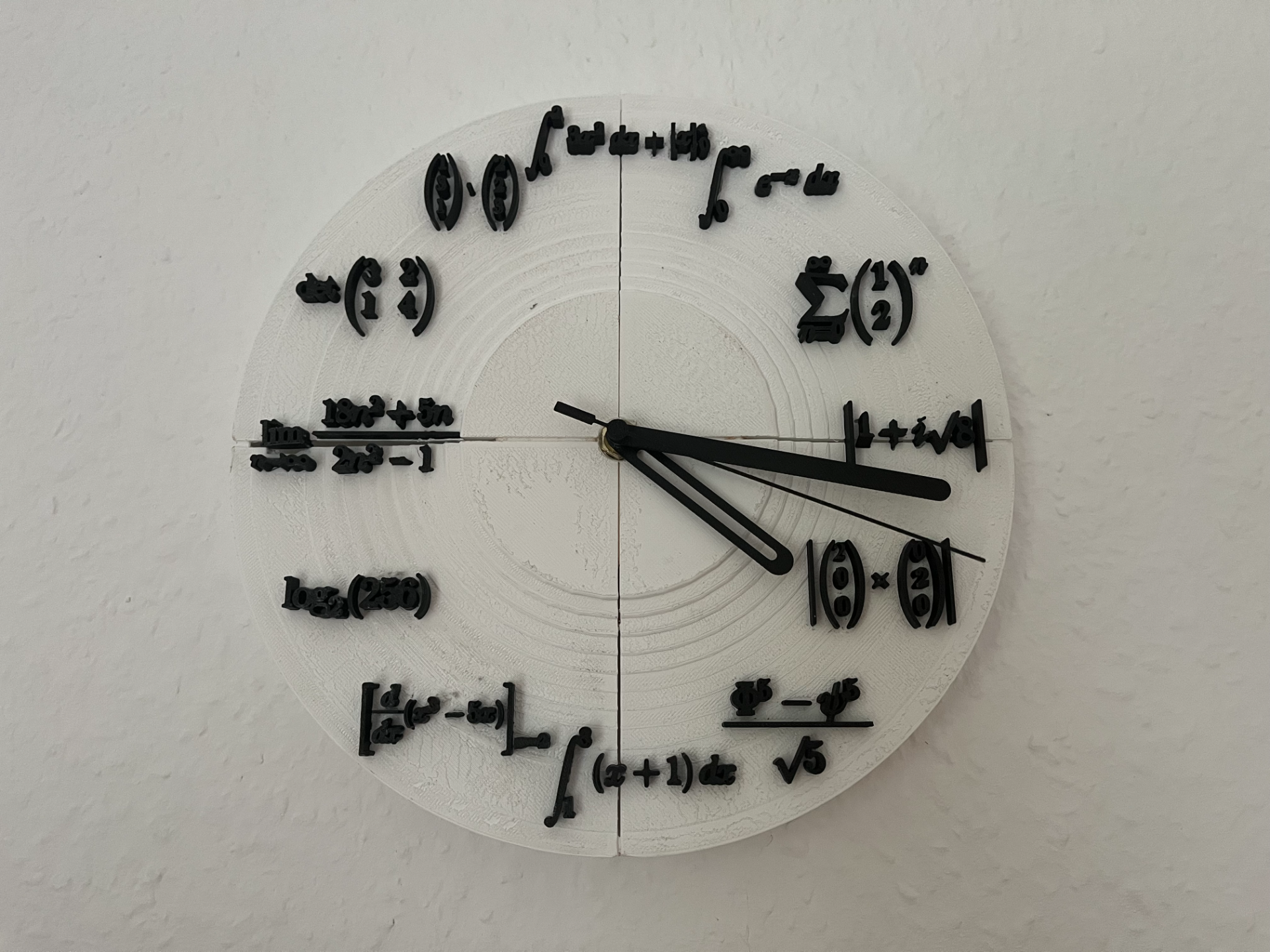 Miniatura 1 do modelo 3D Math Equation Clock (Clock Components Kit 011)