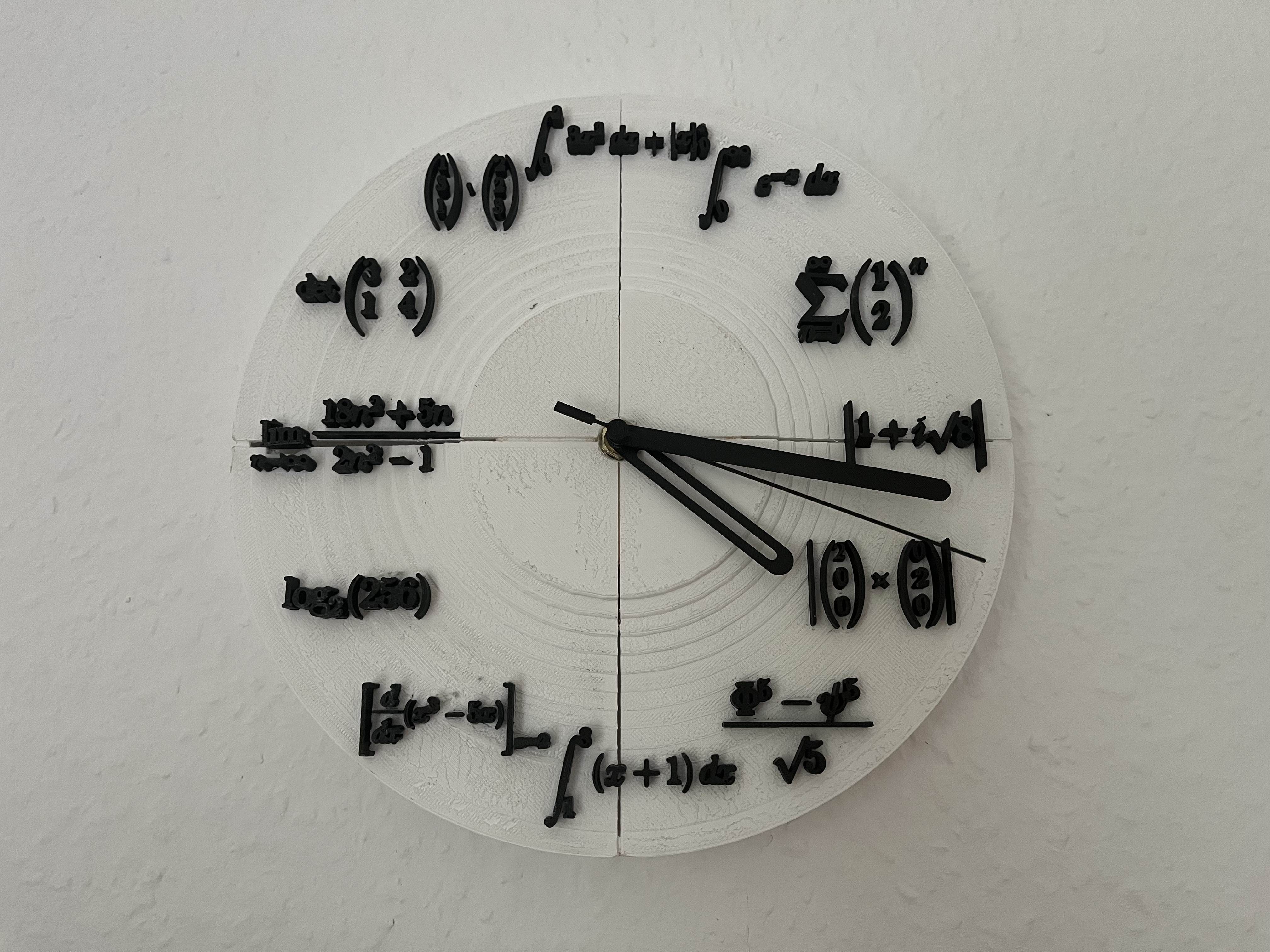 Miniatura 2 do modelo 3D Math Equation Clock (Clock Components Kit 011)