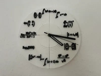Math Equation Clock (Clock Components Kit 011)
