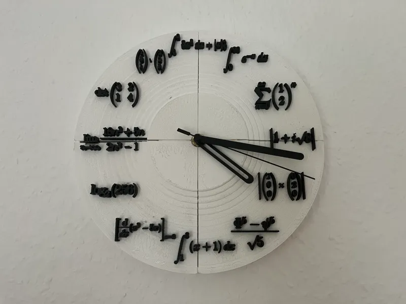 Math Equation Clock (Clock Components Kit 011)