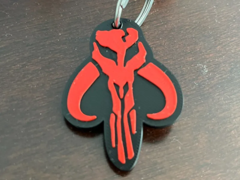 NO AMS Mandalorian Keychain- The Mythosaur 