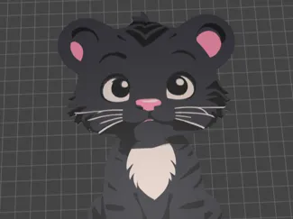 cat keychain