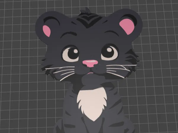 cat keychain